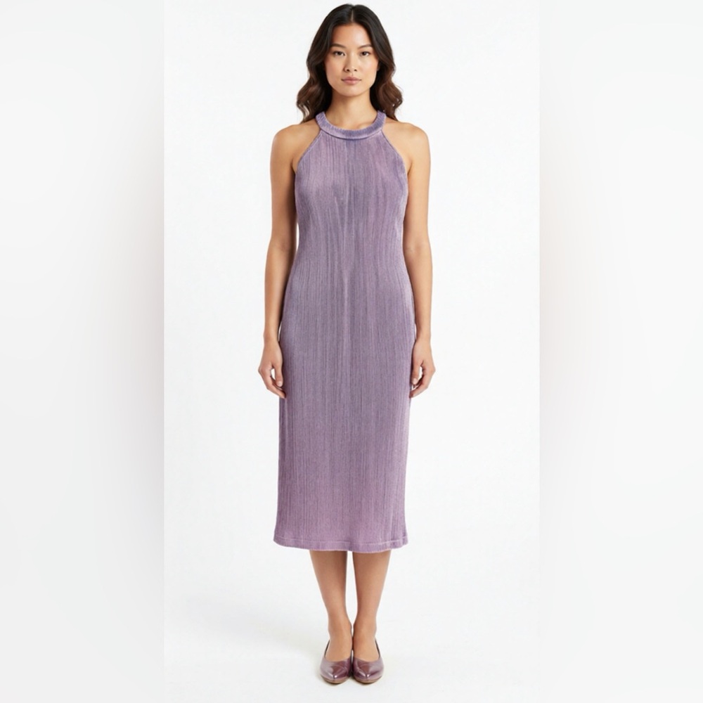 Young Fabulous & Broke Lavender Cross Back Dress